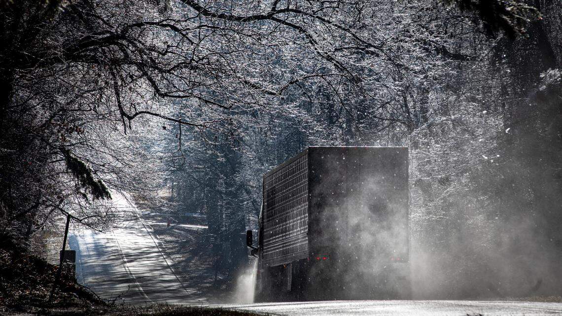 Winter storm’s snow and ice left scattered power outages, slick roads across central NC