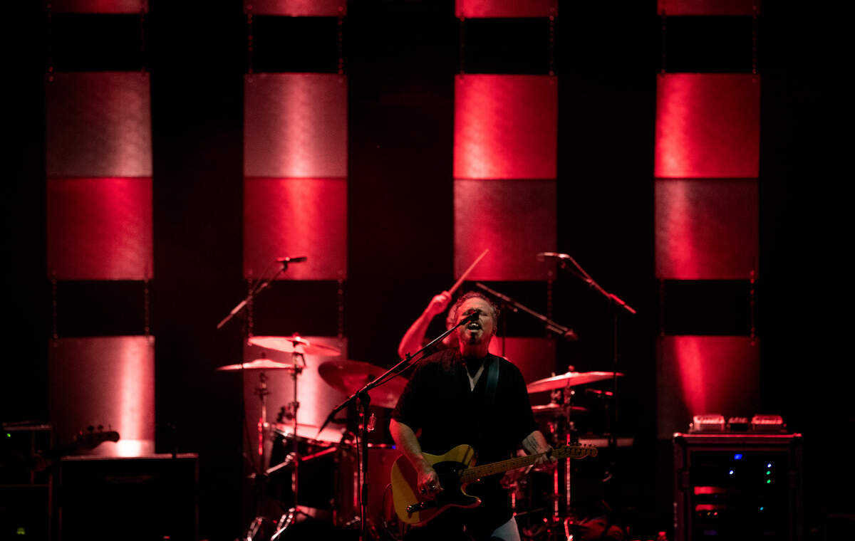 Jason Isbell and the 400 Unit in concert with Sheryl Crow, Monday night, June 13, at Cary, N.C.’s Koka Booth Amphitheatre.