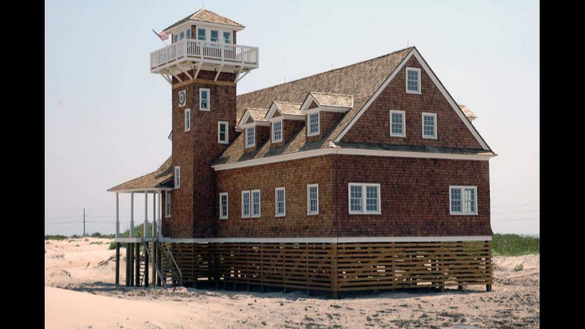 The historic Oregon Inlet Life-Saving Station built in 1898 faces an uncertain fate the North Carolina Aquariums system tries to get money to move it.