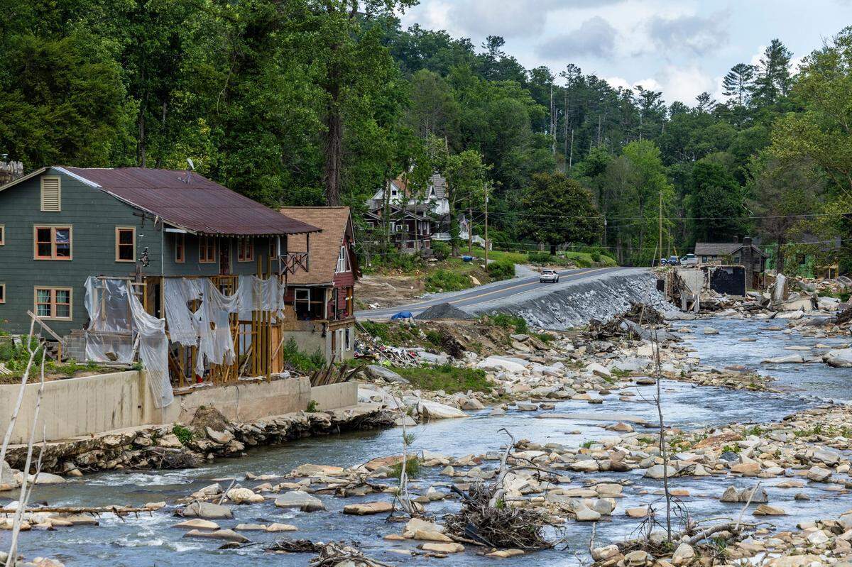 A temporary road for local traffic only now connects Bat Cave and Chimney Rock after Hurricane Helene destroyed a 2.5-mile stretch of U.S. 64/74A through Hickory Nut Gorge, one of the most severely damaged and costly road repairs in the state.