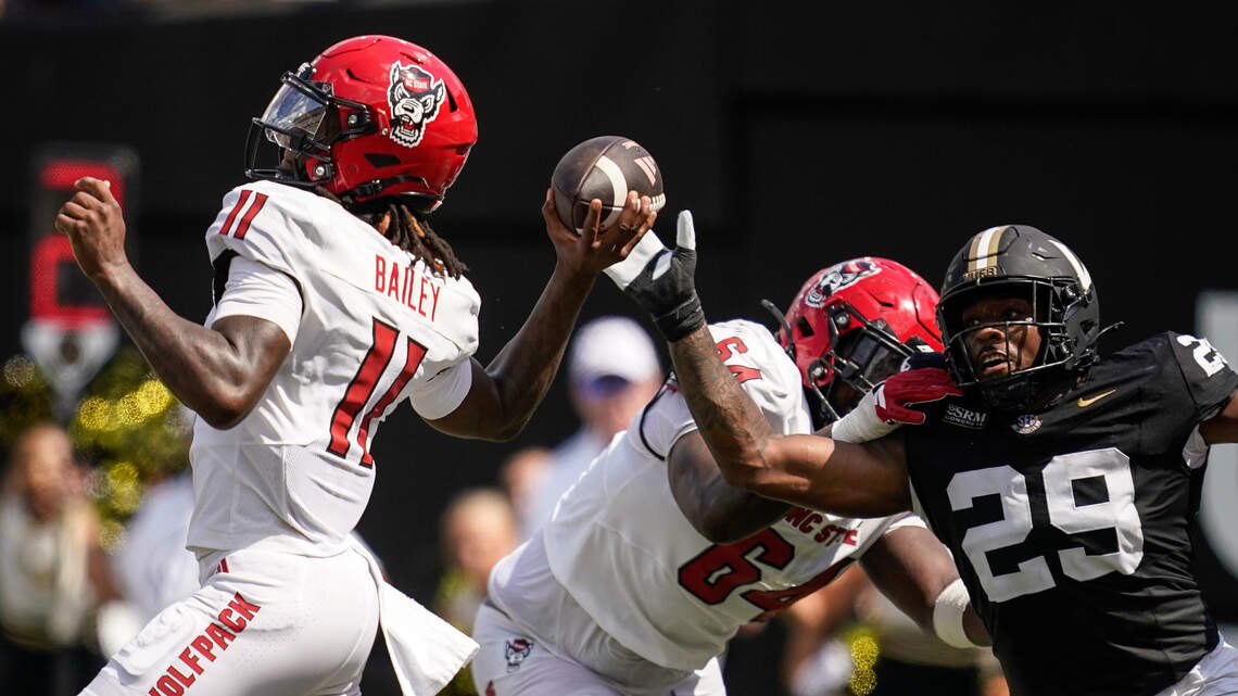 What CJ Bailey said about NC State football’s Vanderbilt loss, moving forward