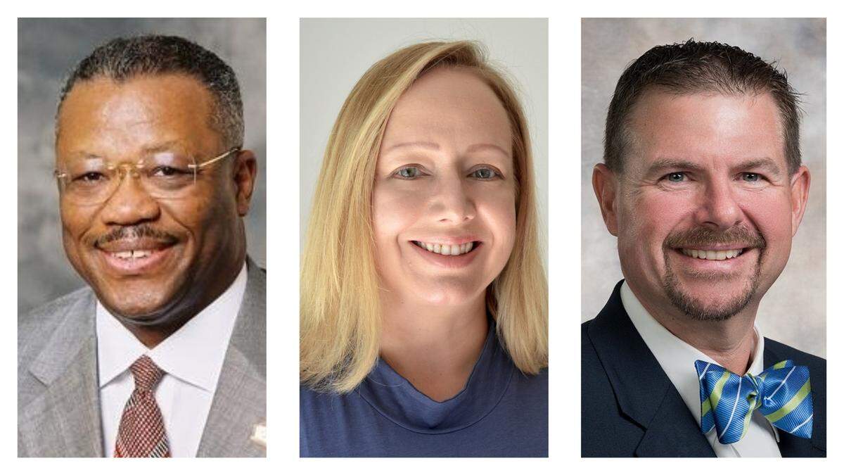 Wake County school board candidates Don Mial, Heather Scott and Jim Thompson are running for the District 1 seat.