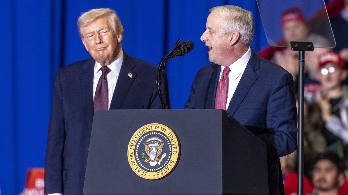 President Donald Trump during a January 2025 visit to North Carolina named Michael Whatley as being in charge of the response to Hurricane Helene’s devastation in North Carolina. Whatley’s campaign, though, rejects the term “recovery czar” that’s been used repeatedly in news reports and that’s now a part of attack lines being used by Democrats.