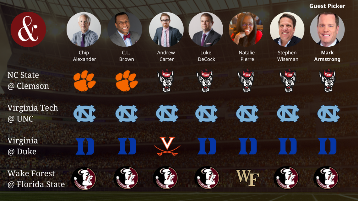 Former sports anchor joins N&O college football Week 5 picks for North Carolina schools