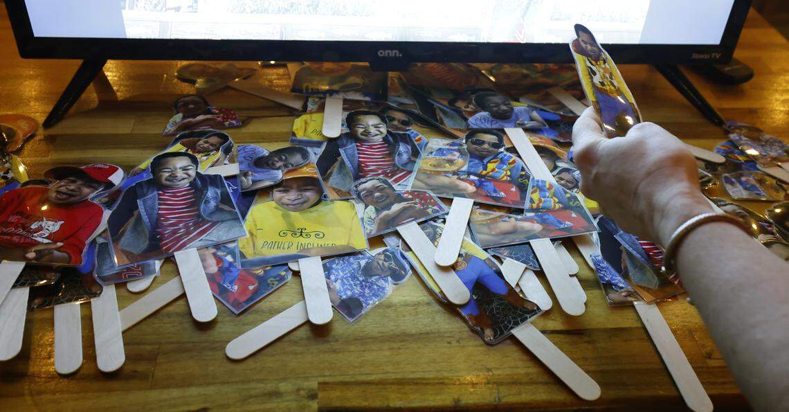 Attendees to the celebration of Grayson Ketchie were encouraged to take a “Flat Grayson” with them so Grayson could continue to have adventures. Grayson, the famous and beloved N.C. State superfan, died a little over two months ago at the age of 14 after an ongoing battle with chronic pneumonia and lifelong health challenges.&nbsp;