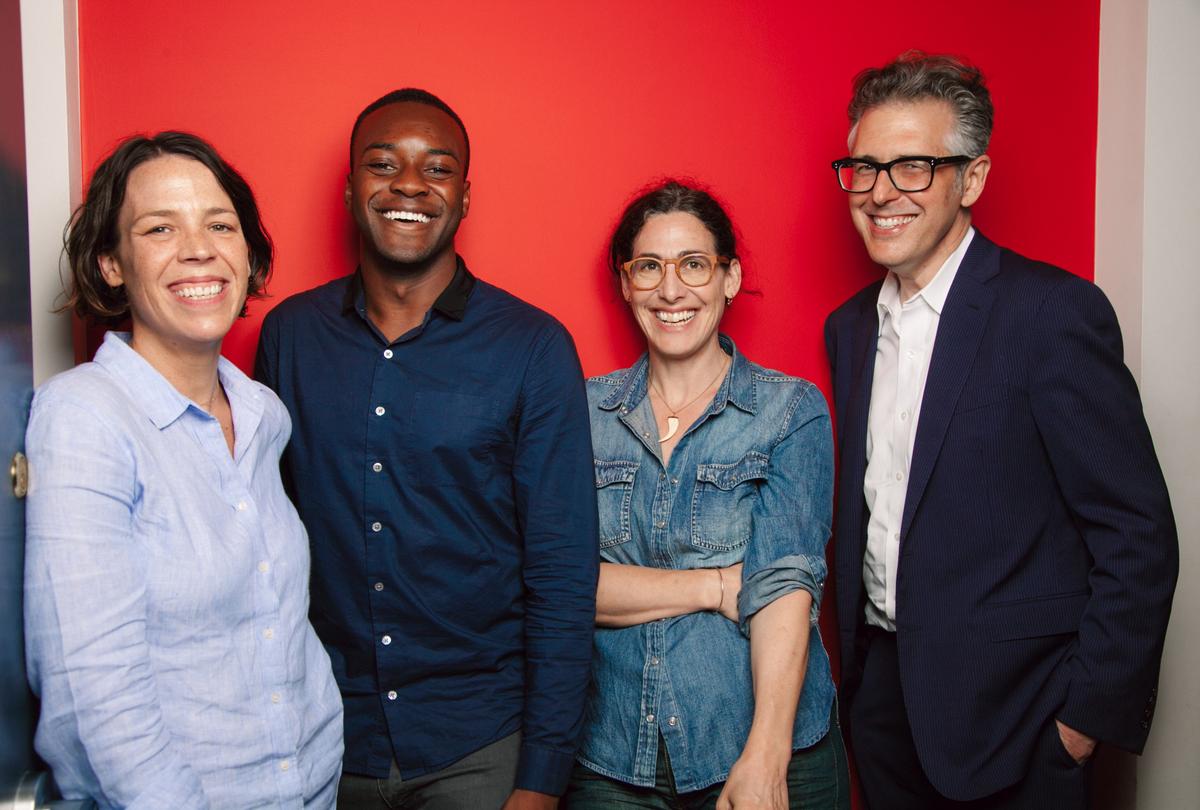 From left, Julia Synder, Emmanuel Dzotsi, Sarah Koenig and Ira Glass of the podcast, “Serial.”