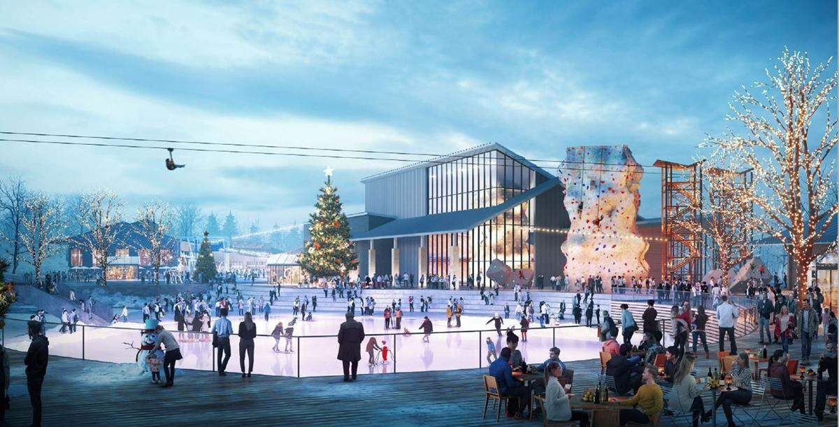 Skating is one of the possible activities at property controlled by Raleigh-Durham International Airport next to Lake Crabtree County Park. Pacific Elm Properties is developing ideas for a “recreation and wellness destination” at the request of the airport.