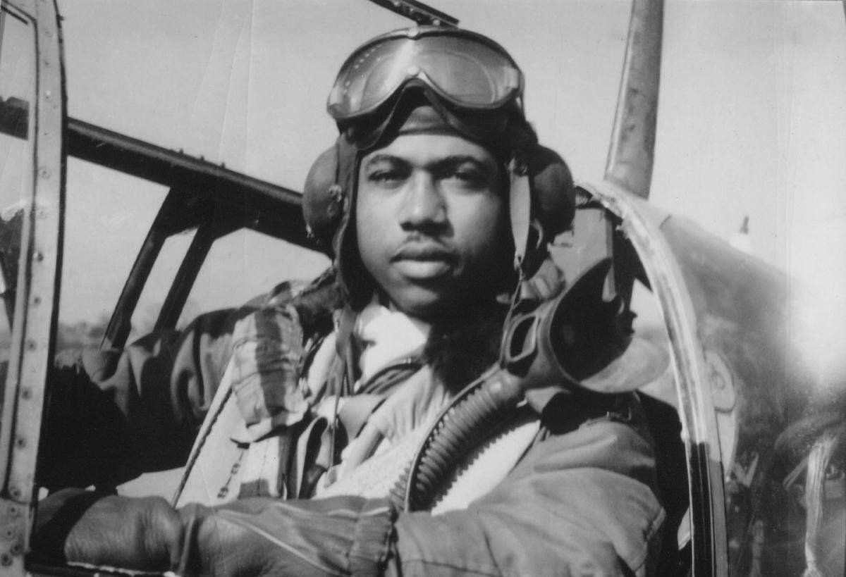 Vernon Haywood, a Tuskegee Airman during World War II, became one of the first African-Americans to fly jet aircraft.