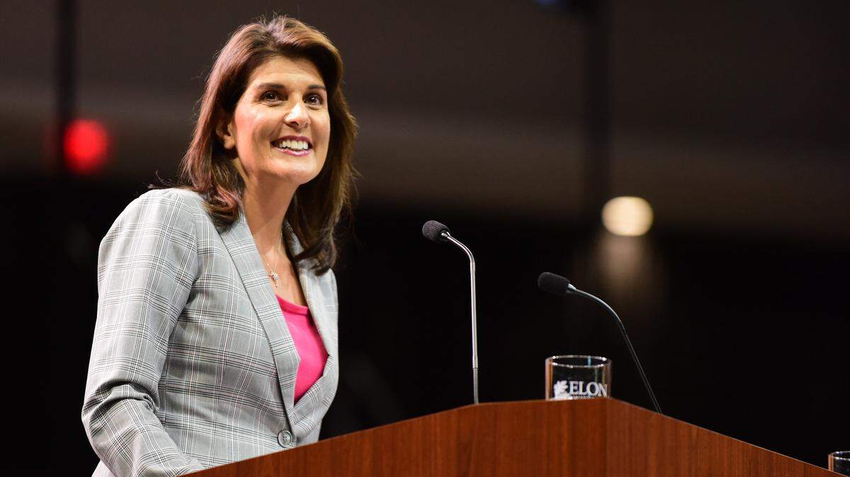 Nikki Haley is the former U.S. ambassador to the United Nations during the Trump administration and was governor of South Carolina. She spoke at Elon University 2019-20 Speaker Series Sept. 27, 2019.