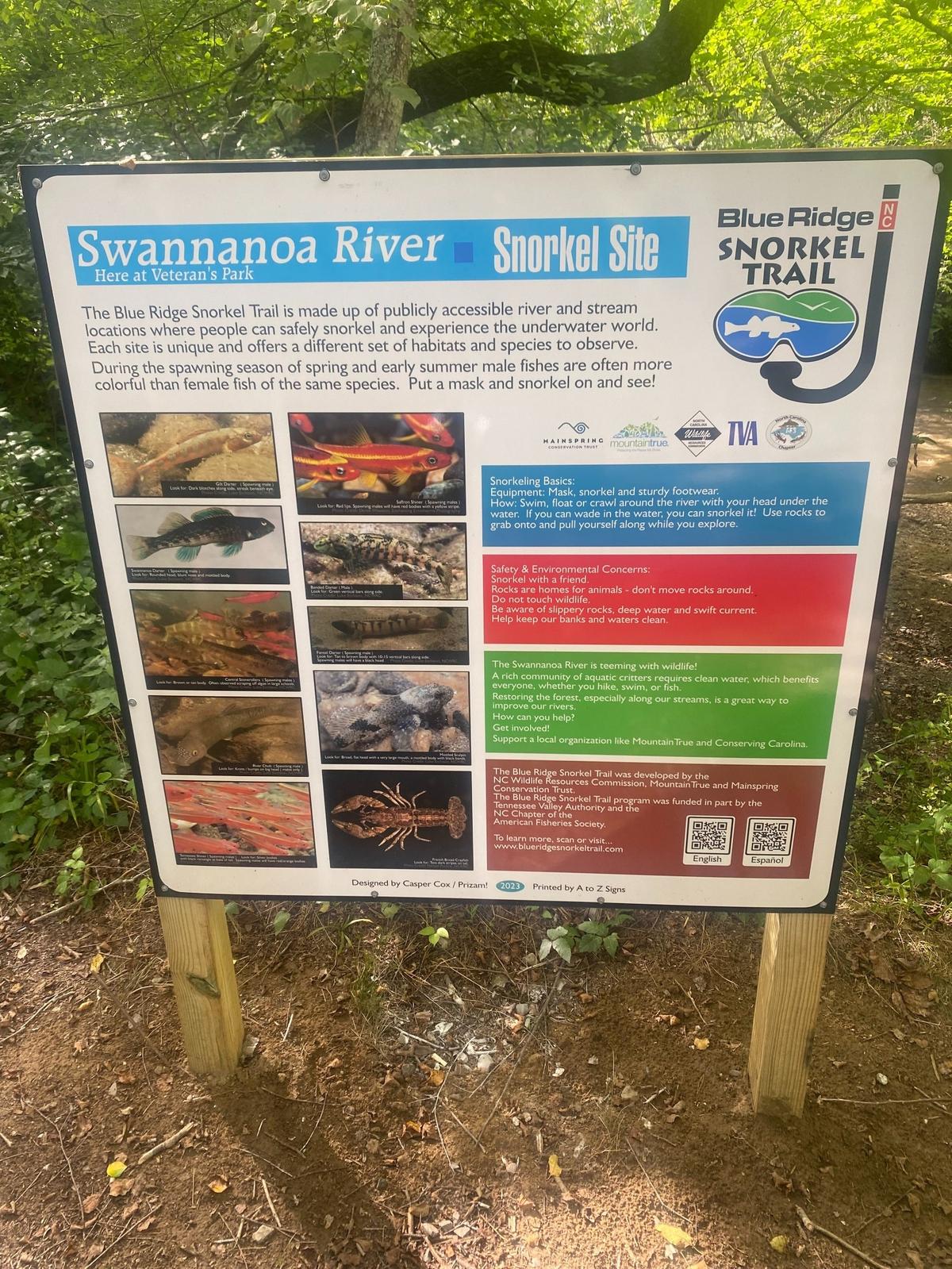 The Blue Ridge Snorkel Trail has 10 stops between the Catawba and Pigeon rivers, but backers hope to extend it beyond 30.