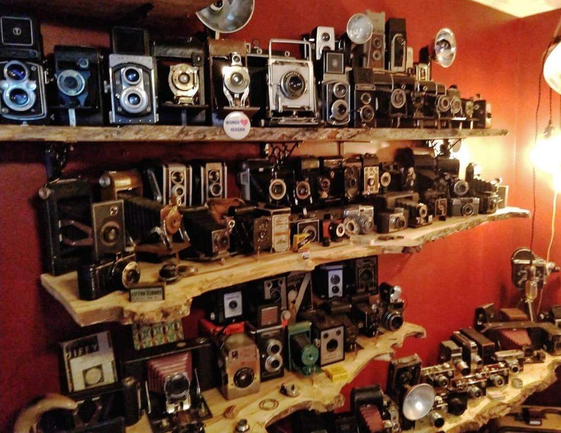 Stuart Dance has dozens of cameras dating to the 1890s, which he kept even while homeless.