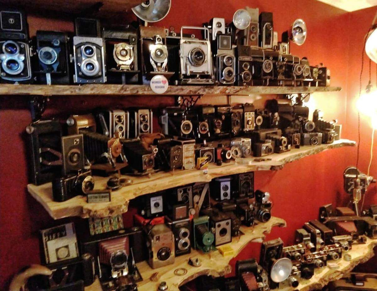 Stuart Dance has dozens of cameras dating to the 1890s, which he kept even while homeless.