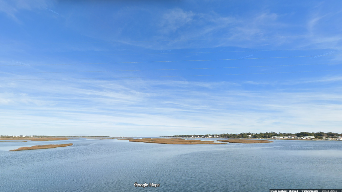 A charter boat captain found a body in the Bogue Inlet, then discovered another man clinging to a buoy, the N.C. Wildlife Resources Commission says.