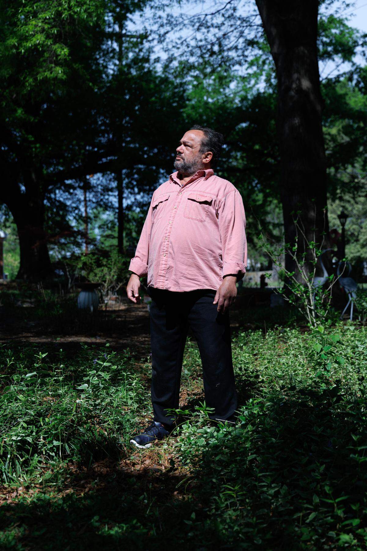 Durham resident Marcelo Levy, photographed on Thursday, April 10, 2025, says he worries how the policies of the Trump administration will affect his life. Levy, who was diagnosed with HIV/AIDS in 1985, says he’s concerned that funding cuts will slow the ability to find a cure for the illness.