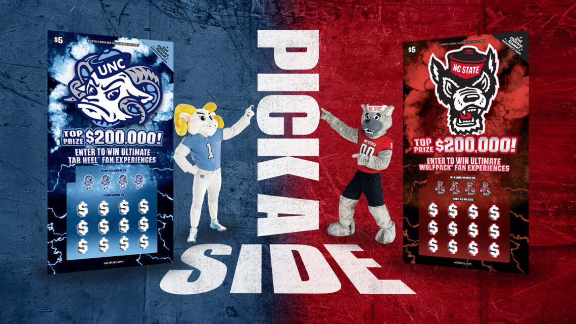 First it was liquor and beer. Now UNC and NC State launch scratch-off tickets
