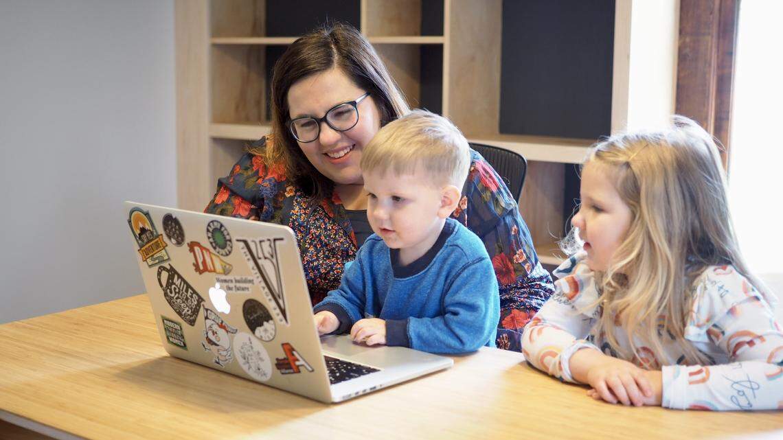 Brooke Markevicius, founder of Allobee, an e-commerce market aimed at mothers and women.