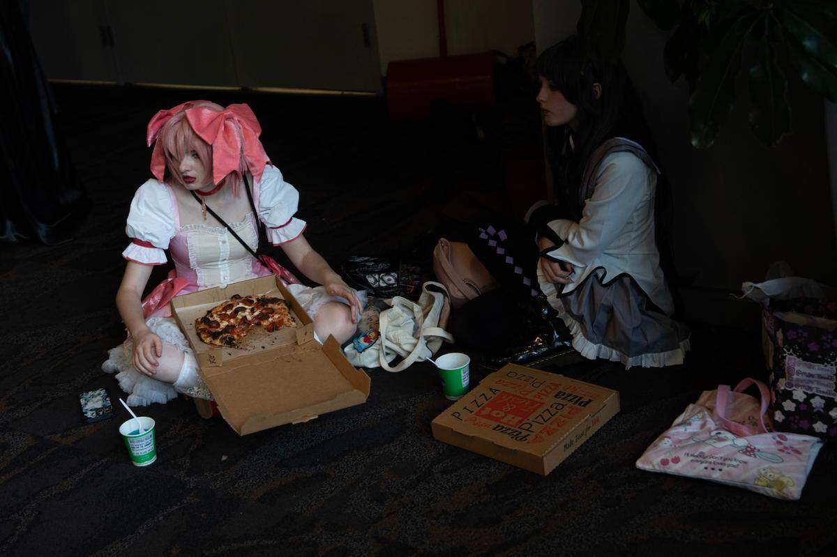 Cosplayers and comic fans celebrate Galaxycon at the Raleigh, N.C. Convention Center on Friday, July 25, 2025.