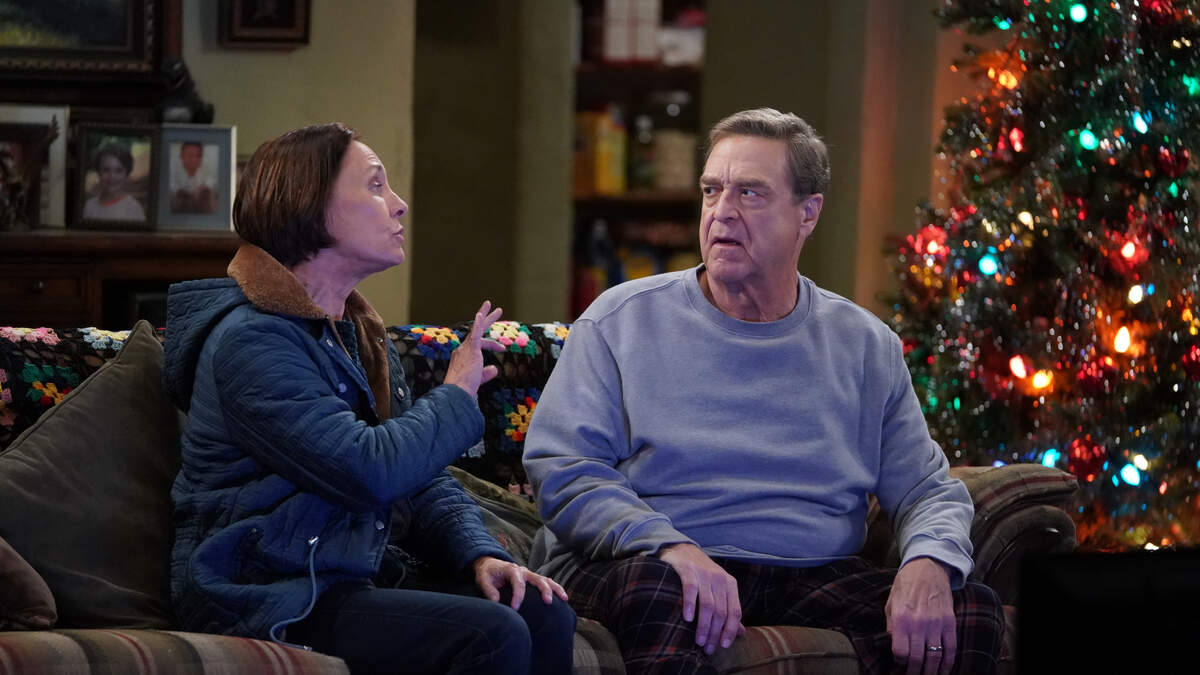 Laurie Metcalf and John Goodman in “The Conners” on ABC.