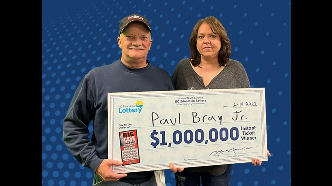 Paul Bray Jr. hit the jackpot after he had a “lucky feeling.”