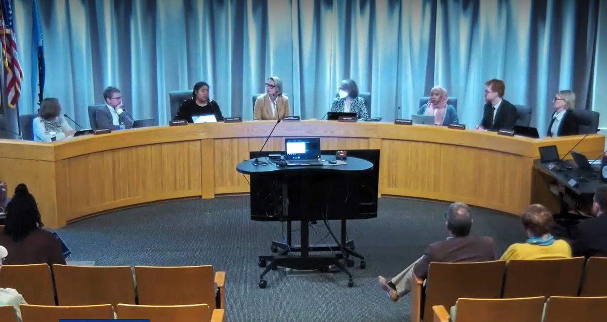 Chapel Hill Town Council members discuss a slate of changes Wednesday, Oct. 22, 2025, that are aimed at making the development approval process more efficient and attract more infill housing construction to neighborhoods.