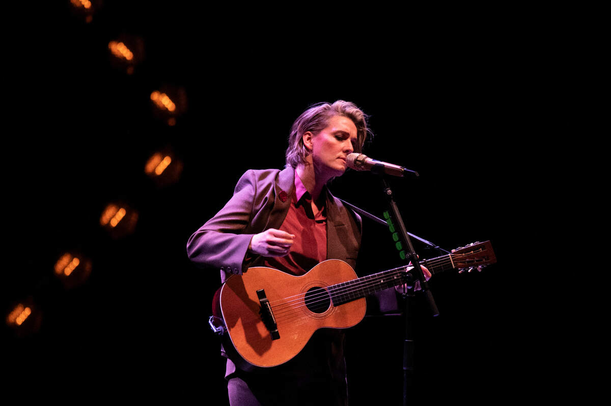 Brandi Carlile plays a special solo concert at DPAC in Durham, N.C., Friday night, Oct. 7, 2022.