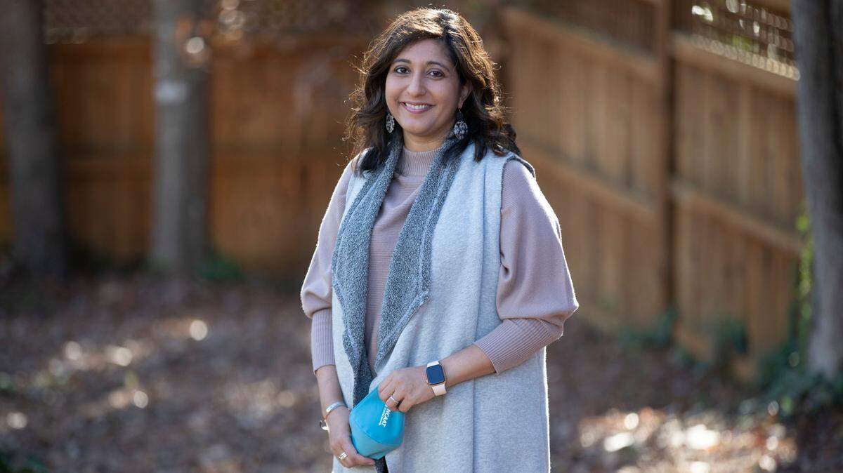 Chavi Koneru, co-founder and executive director of North Carolina Asian Americans Together. Koneru was photographed at her home on Tuesday, December 22, 2020 in Raleigh, N.C.
