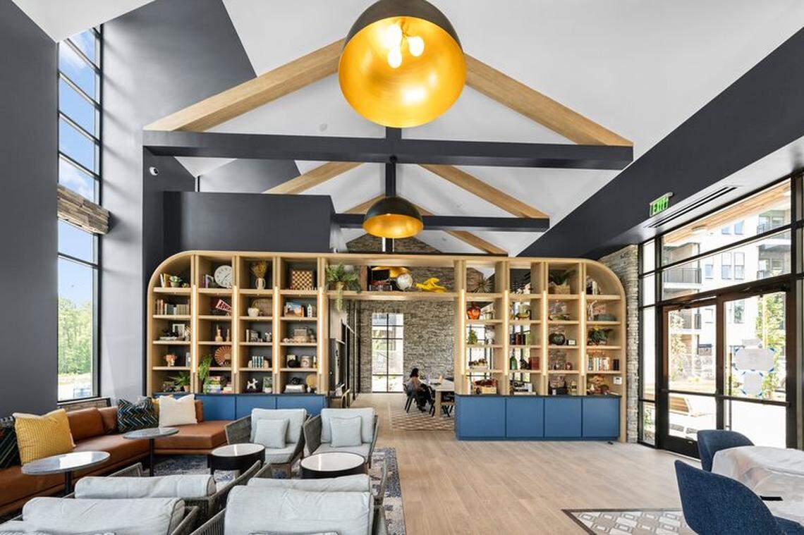 Inside NOVEL Morrisville, a new rental apartment community that opened at 218 Southport Dr. in Cary this month.