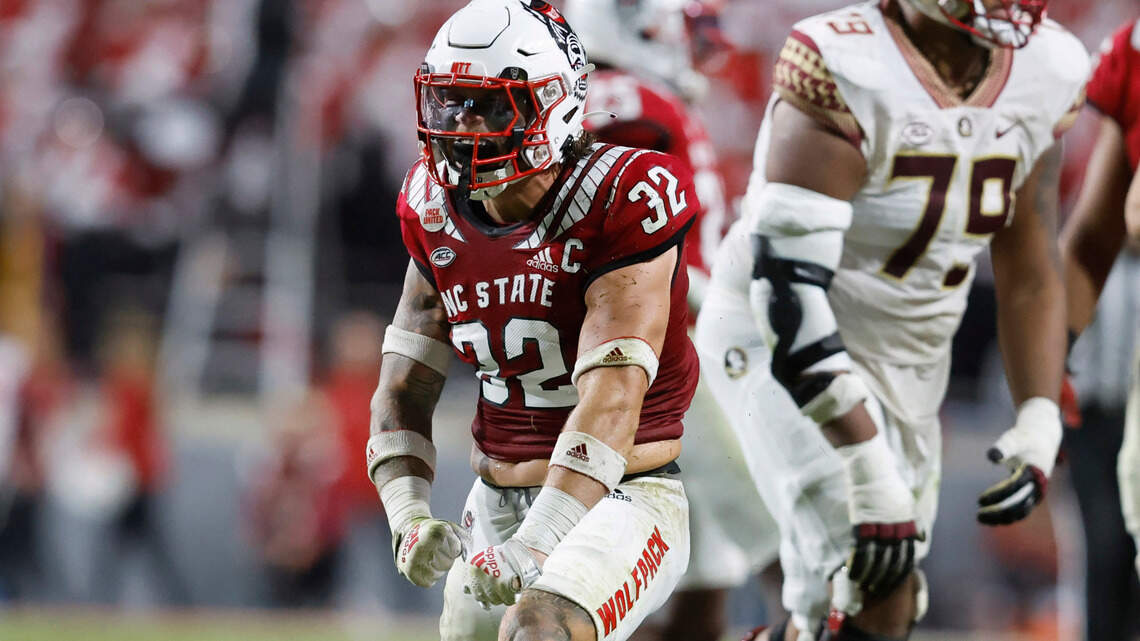 NC State linebacker Drake Thomas to enter 2023 NFL draft, play in Duke’s Mayo Bowl