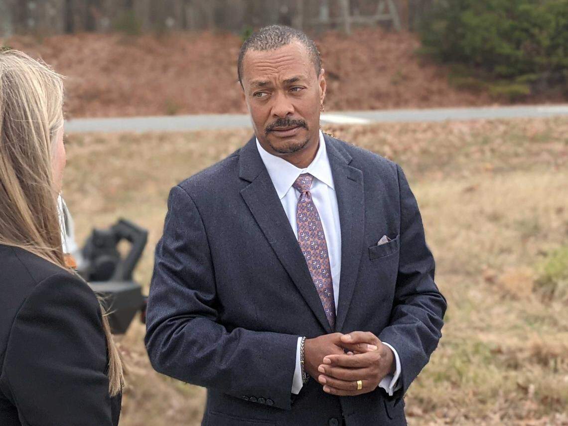 Chris Reynolds, chief administrative officer of corporate resources for Toyota North America, announced Dec. 6, 2021, that Toyota will open a multi-billion dollar battery plant with at least 1,750 employees. It will be built in Liberty, a town in Randolph County that is home to the Greensboro-Randolph Megasite.