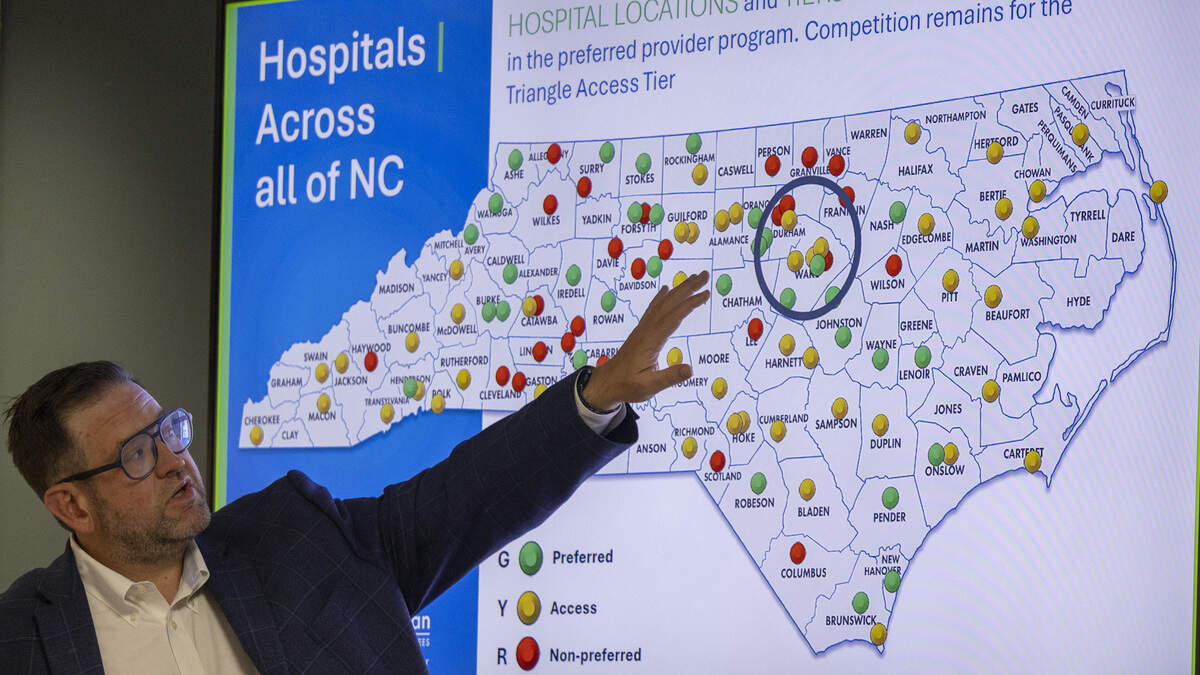 Thomas Friedman, Executive Administrator of the State Health Plan Board of Trustees speaks during a meeting on Friday, July 10, 2026 at the NC Department of State Treasurer.