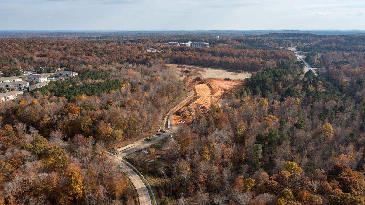Persimmon at Cates Creek, a 346-unit apartment and townhome community, just broke ground in northwest Hillsborough.