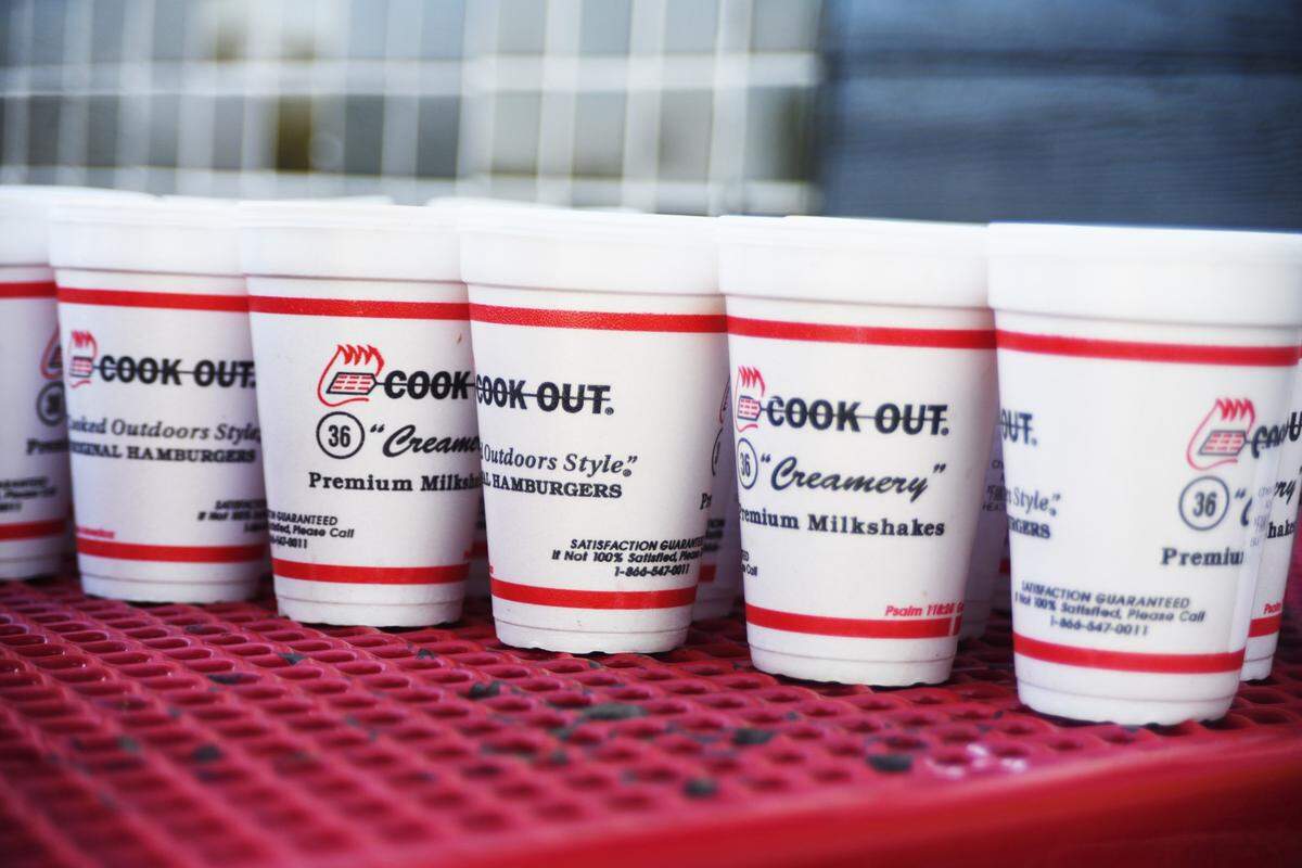 The North Carolina-born fast food chain Cookout is famous for its sprawling menu of milkshake flavors. The most controversial milkshake of all is the summer-only Watermelon.