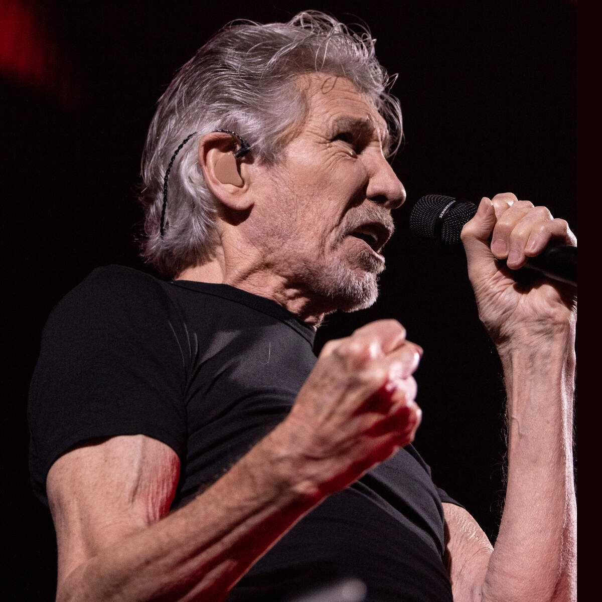 Roger Waters in concert at Raleigh, N.C.’s PNC Arena, Thursday night, Aug. 18, 2022. The show featured 20 Pink Floyd and Waters songs including “Comfortably Numb” and “Wish You Were Here”.