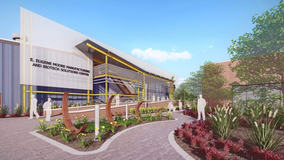 Central Carolina Community Center will set aside 30,000 square feet for automaker VinFast in the E. Eugene Moore Manufacturing and Biotech Solutions Center in Sanford. The center, being created in a former auto parts factory, will be the largest in the state for workforce development programs.