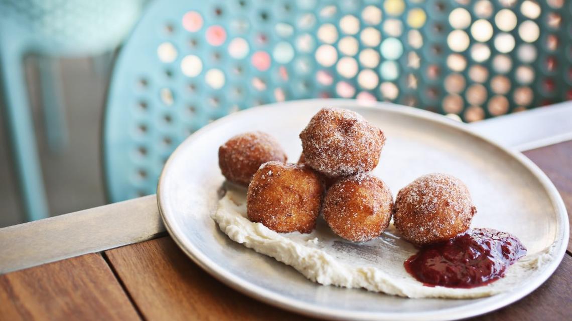 The sugar-dusted ricotta fritters at Hummingbird are among the top brunch bites in the Triangle.
