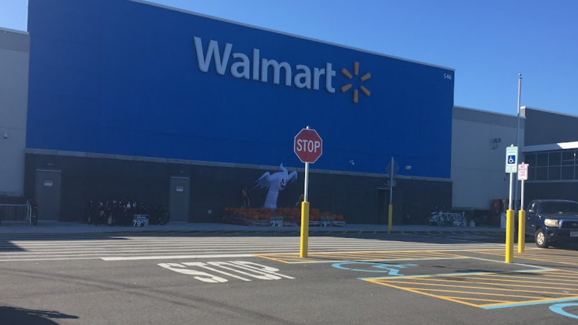 A Walmart in Virginia Beach, Virginia, says a customer began ‘brandishing a machete” during attempted theft of wedding bands on Oct. 30, according to police.