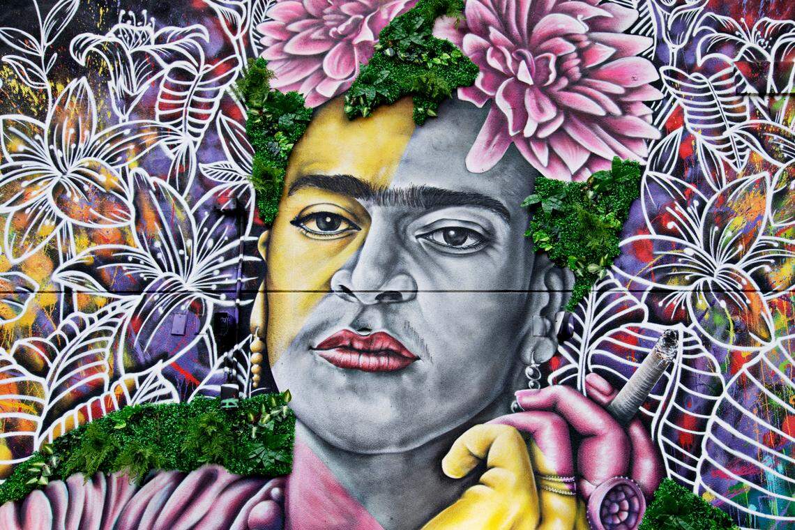 A mural from the patio at La Buena Vida in North Raleigh. The restaurant is the next project from Salvador Alvarez, of Chido Taco. This will be an authentic Mexican restaurant with more seafood, higher spice levels and a few dishes from Fonda Lupita in Sanford.