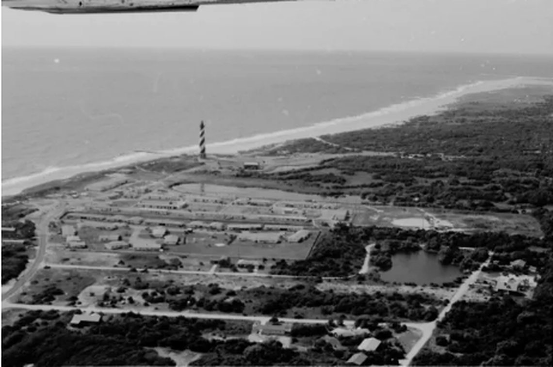 This photo was taken in 1984, two years after the U.S. Navy ceased using the base for operations and ceded it to the U.S. Coast Guard.