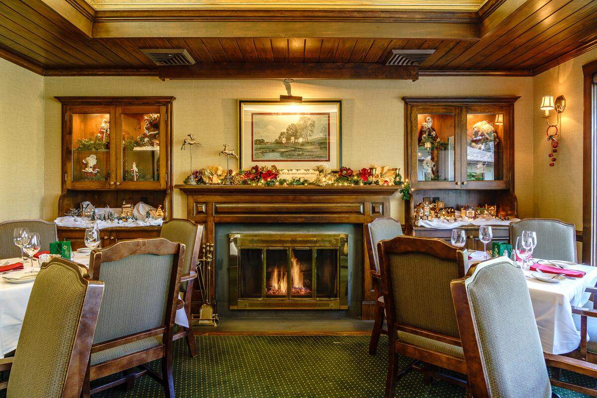 The Board Room in Ryan’s Restaurant is general manager Kelly Seaver’s favorite spot to dine in the cold weather months.