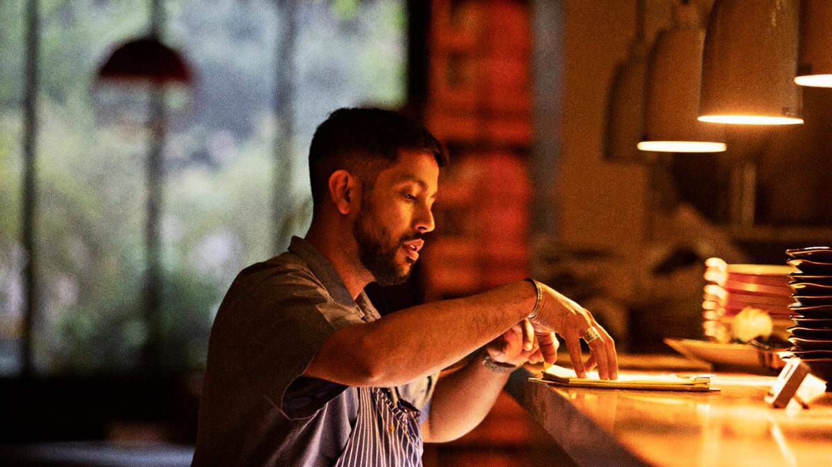 Raleigh chef Saif Rahman, pictured here at his former restaurant Vidrio, will open Peregrine, the first restaurant of his own with Patrick Shanahan, next year in North Raleigh.