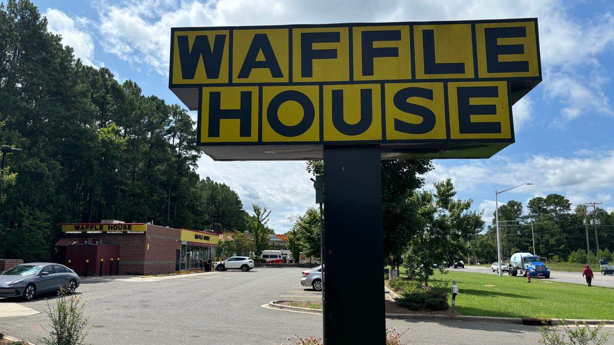 North Carolina has the third-most Waffle House restaurants in the country with 187 locations, including this one on Highway 55 in south Durham. 