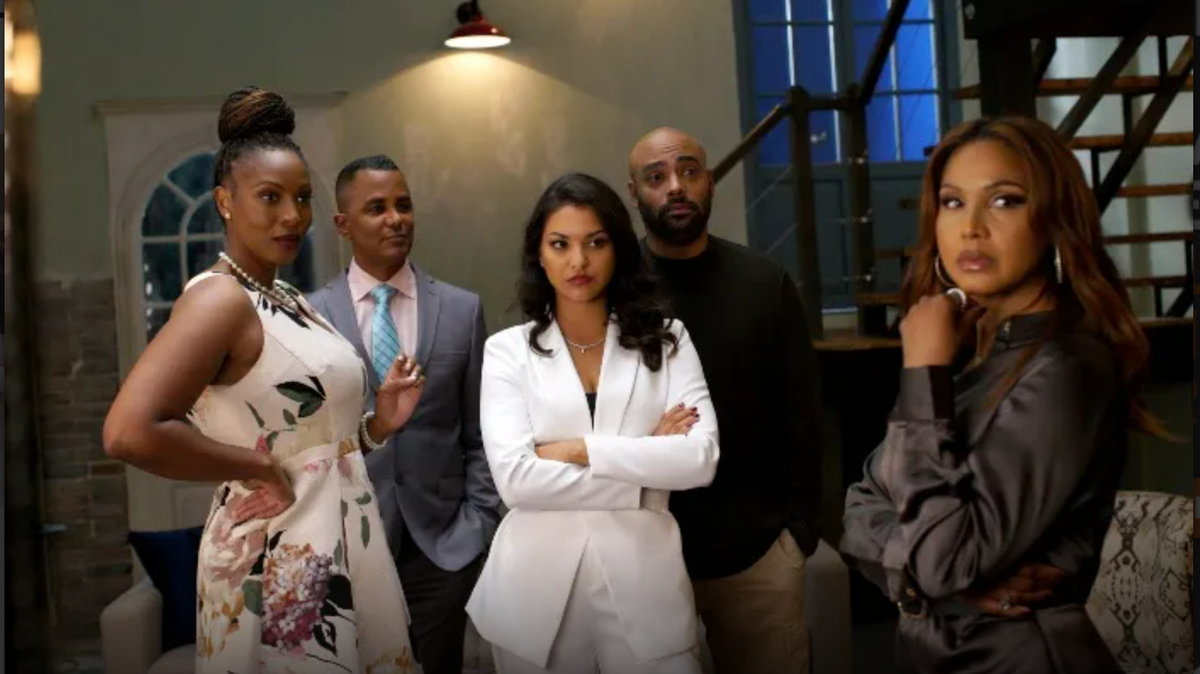 Kelly Hu and Toni Braxton star in “Fallen Angels Murder Club: Heroes and Felons” on Lifetime.