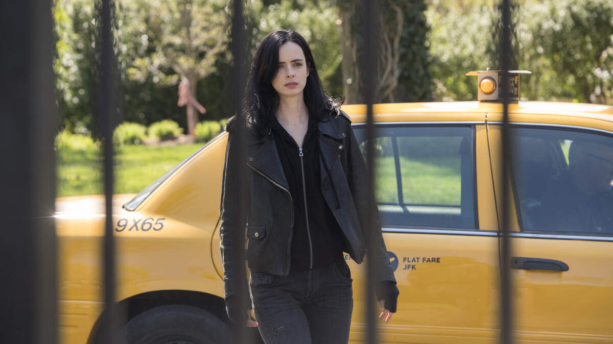 Krysten Ritter stars in "Marvel's Jessica Jones" on Netflix.