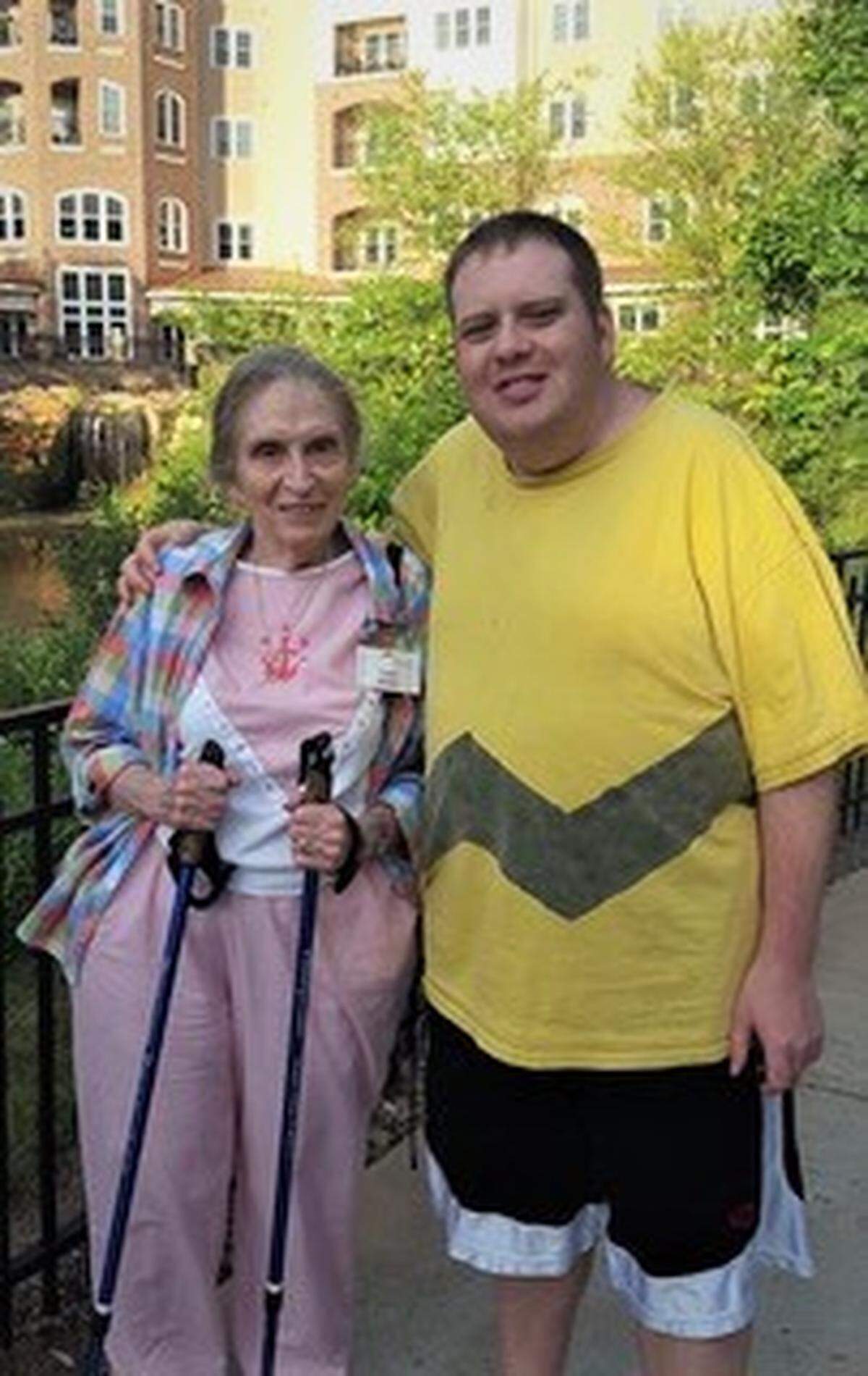 Lois Fitch, with her grandson Patrick Moser