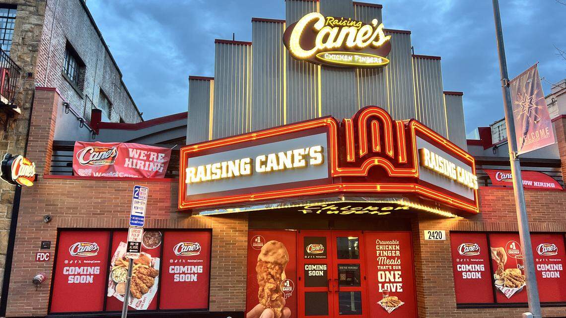 A new two-story Raising Cane’s will open on Hillsborough Street in Raleigh, taking over a historic theater.
