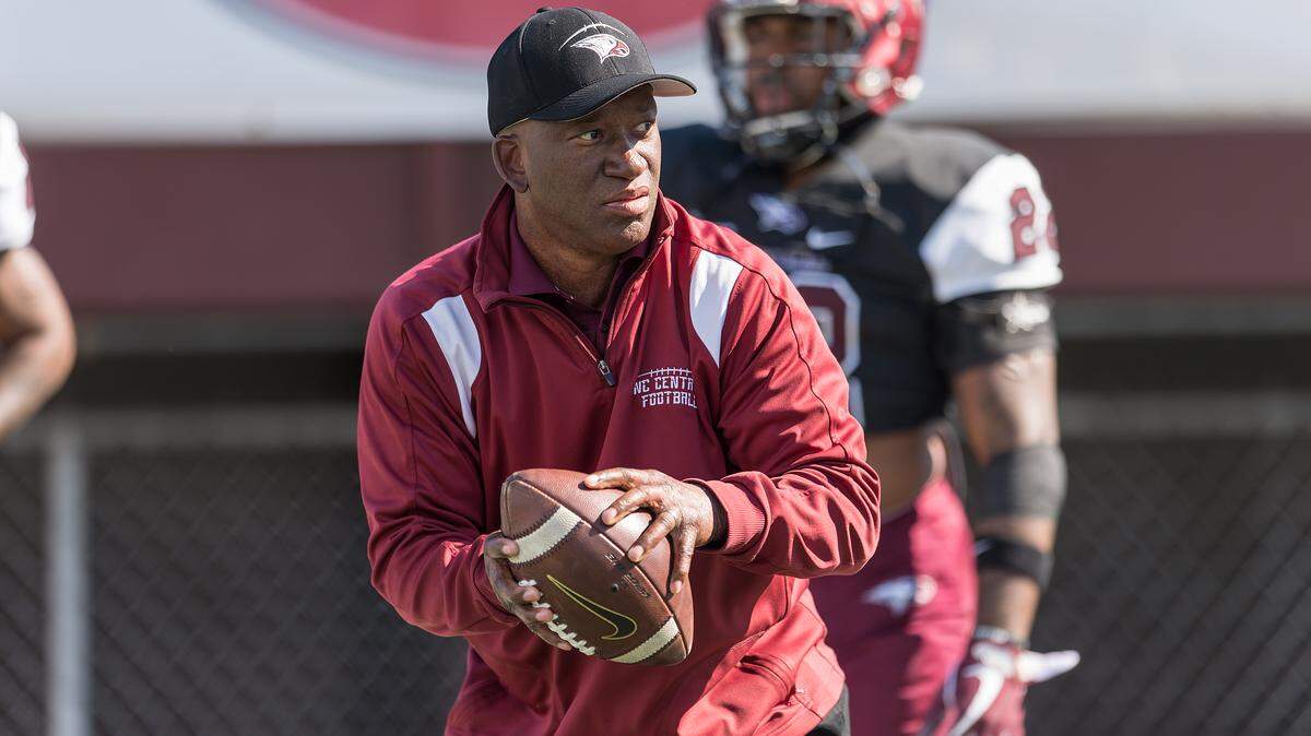 North Carolina Central interim head coach Granville Eastman and the Eagles will play PVAM in the MEAC/SWAC Challenge on Sunday in Atlanta, Ga..