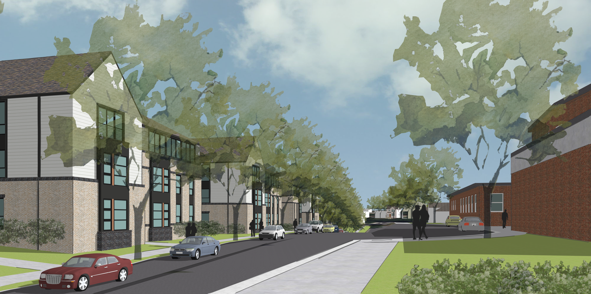 Renderings show the future of the Villages of Hayti, which are expected to be completed by 2027.