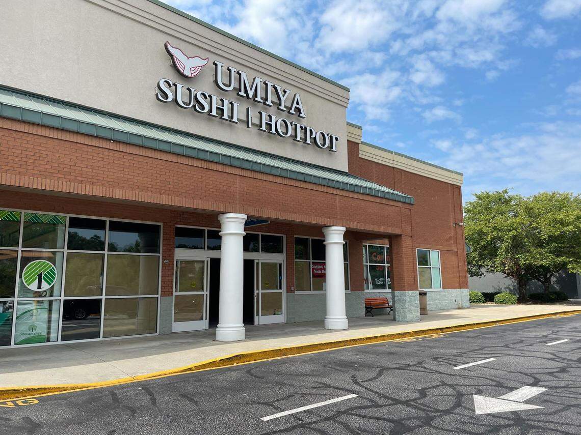 Umiya Sushi & Hotpot is moving into the old Tuesday Morning space on Six Forks Road in Raleigh, North Carolina.