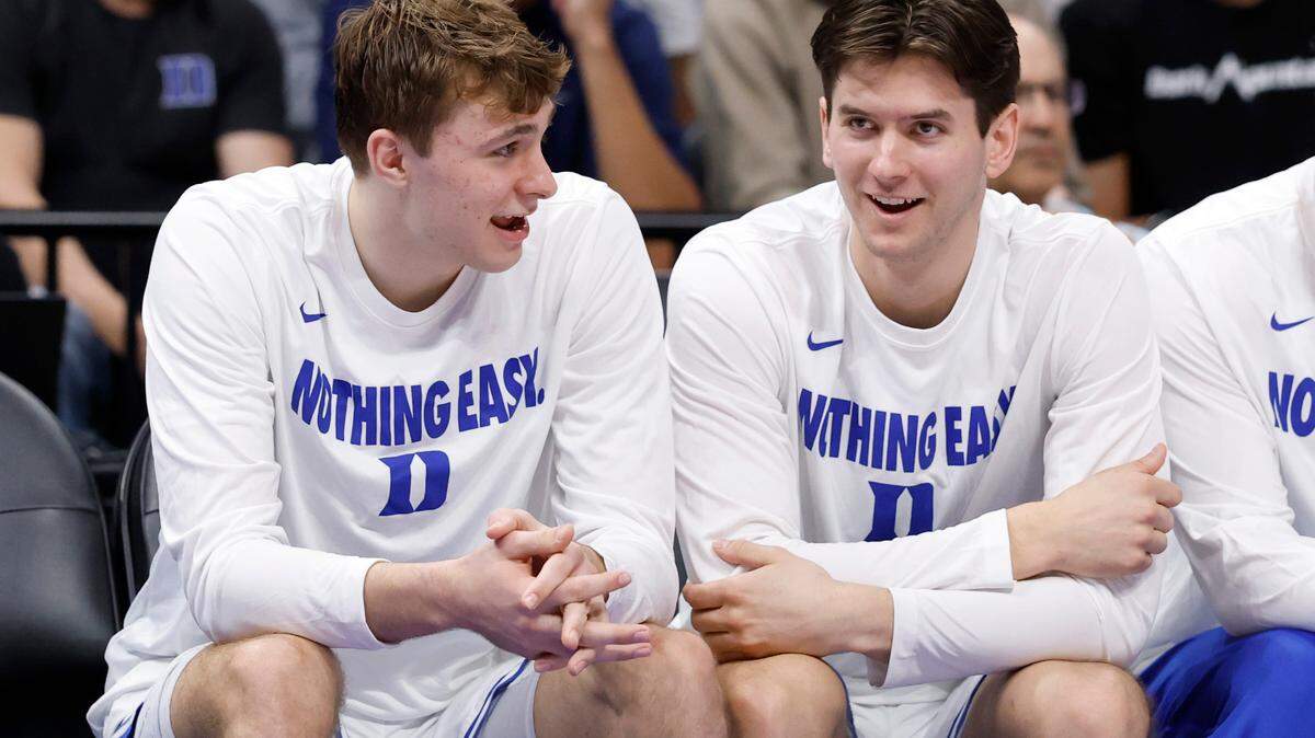Let Cooper Flagg up the ladder to cut down the net if Duke wins ... but win it without him