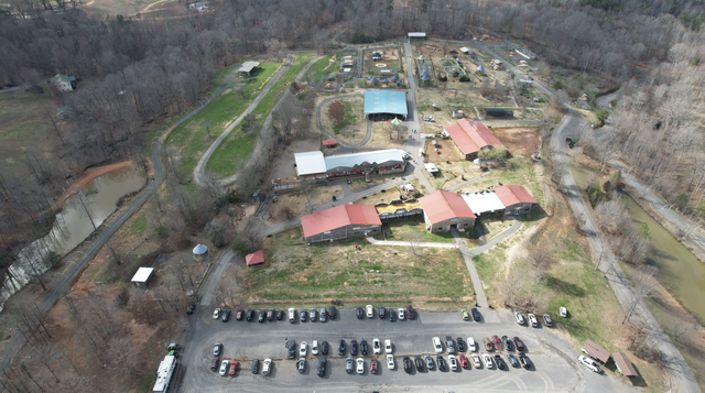 An aerial shot of Zootastic Park of Lake Norman at 448 Pilch Road in Troutman, about 35 miles north of Charlotte, in Iredell County. It’s up for sale.